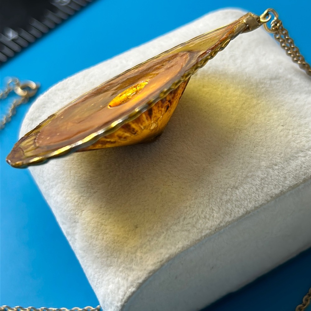🖤Vtg Hawaiian Opihi shell pendant necklace - Picture 5 of 13
